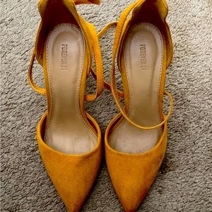 Forever 21 suede shoes